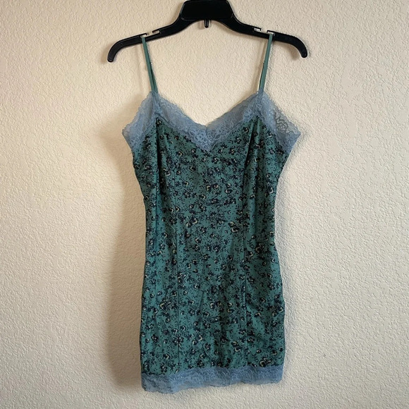 Intimately Free People Womens‎ No Secrets Floral Bodycon Slip Dress Size Medium - Picture 1 of 4